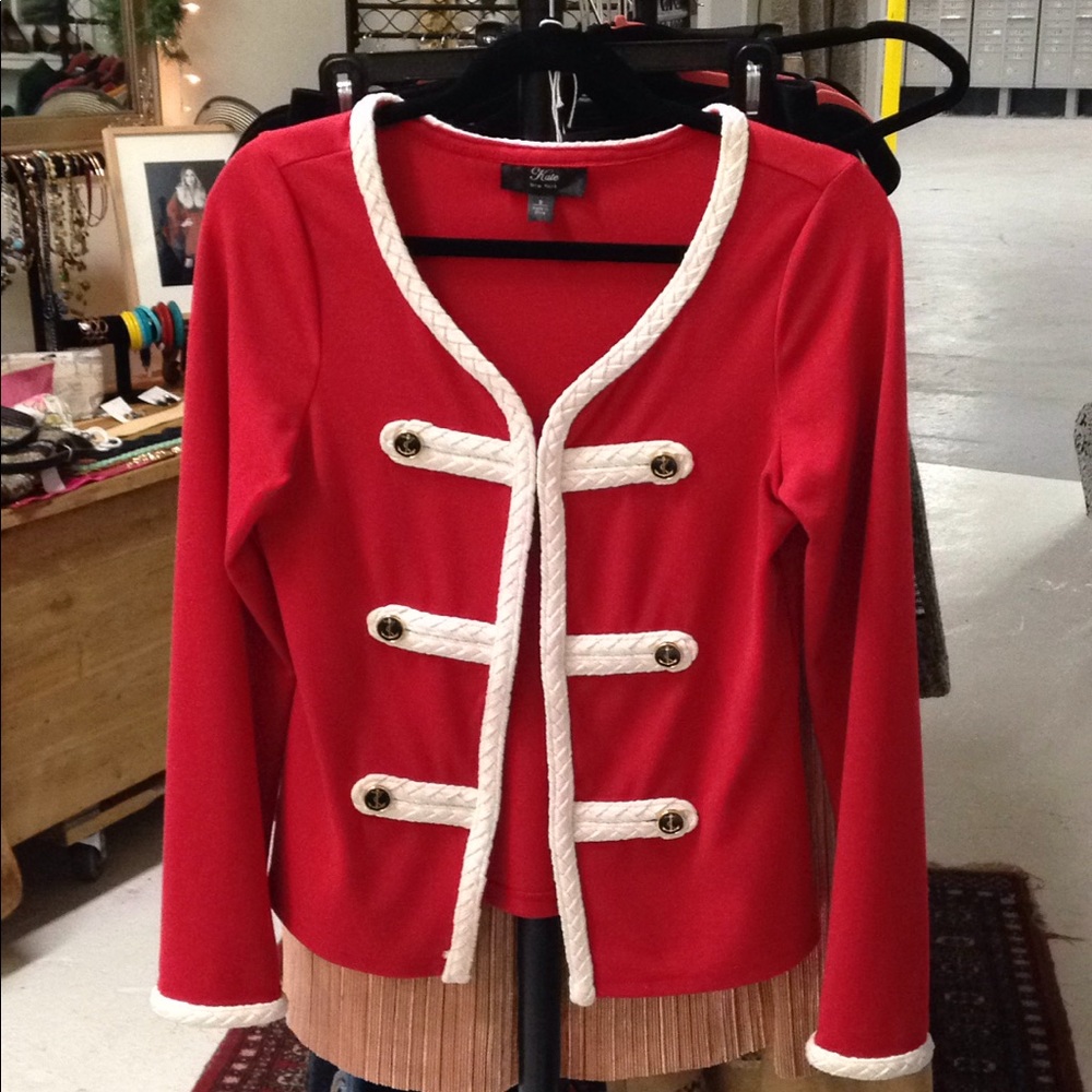 Red Nautical Sweater